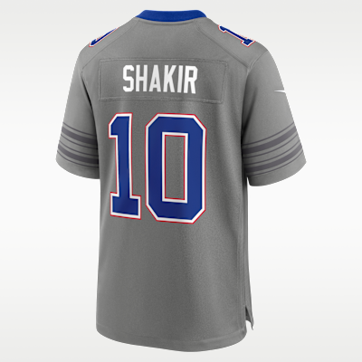 Buffalo Bills Khalil Shakir Game Jersey - Grey
