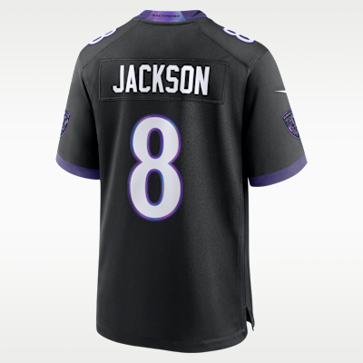 Baltimore Ravens Lamar Jackson Game Jersey - Black