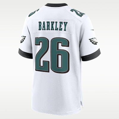 Philadelphia Eagles Saquon Barkley Game Jersey - White
