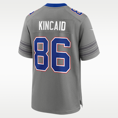Buffalo Bills Dalton Kincaid Game Jersey - Grey