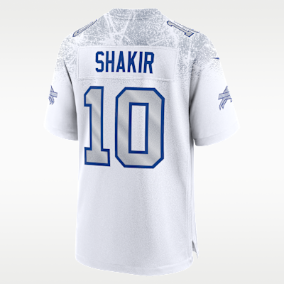 Buffalo Bills Khalil Shakir Rivalries Game Jersey - White