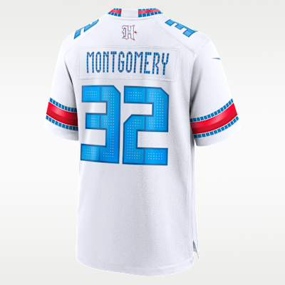Houston Texans David Montgomery Rivalries Game Jersey - White