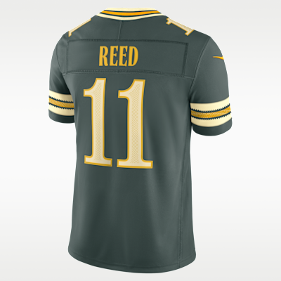 Green Bay Packers Jayden Reed Rivalries Stitched Limited Jersey - Green