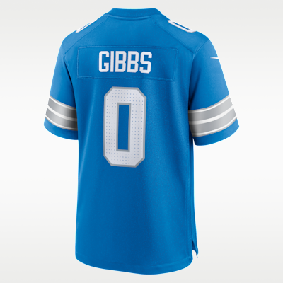 Detroit Lions Jahmyr Gibbs Game Jersey - Blue