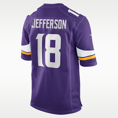 Minnesota Vikings Justin Jefferson Game Jersey - Court Purple