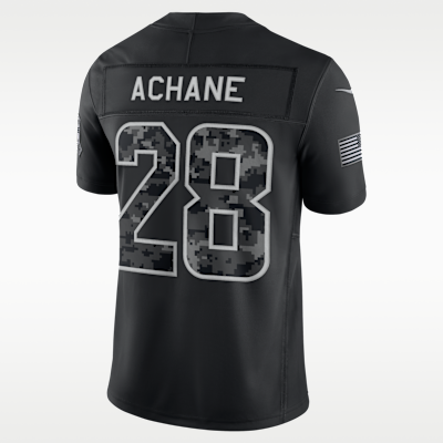 Miami Dolphins De'Von Achane Salute to Service Limited Jersey - Black