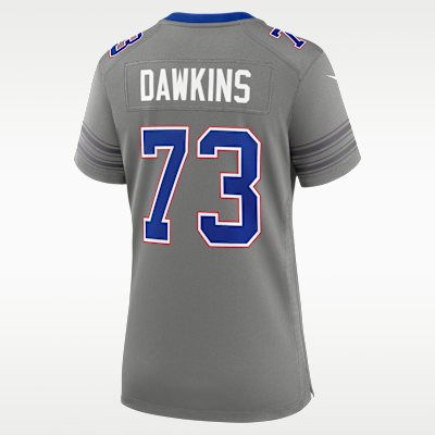 Women's Buffalo Bills Dion Dawkins Game Jersey - Grey