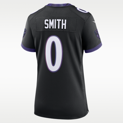 Women's Baltimore Ravens Roquan Smith Game Jersey - Black