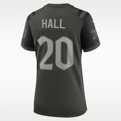 Women's New York Jets Breece Hall Rivalries Game Jersey - Green