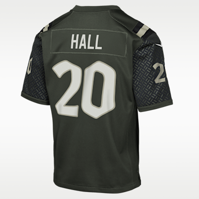 Youth New York Jets Breece Hall Rivalries Game Jersey - Green