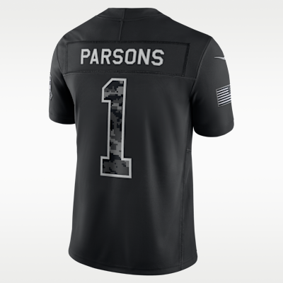 Green Bay Packers Micah Parsons Salute to Service Limited Jersey - Black