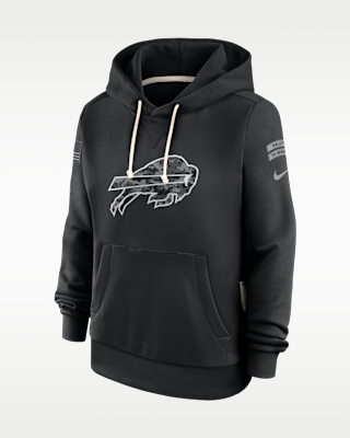 Buffalo Bills Salute to Service Sideline Women's Pullover Hoodie