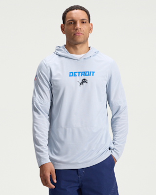 Detroit Lions Rivalries Collection Sideline Men's Long-Sleeve Hooded Top