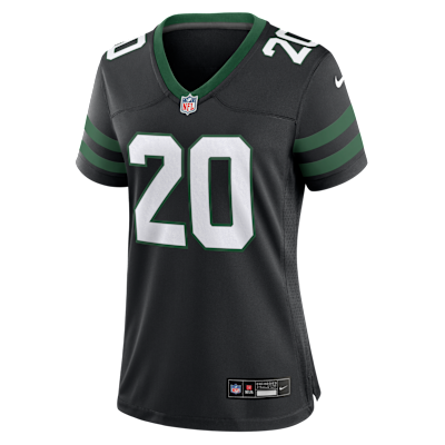 Women's New York Jets Breece Hall Game Jersey - Black