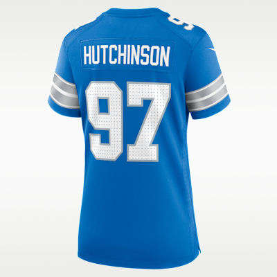 Women's Detroit Lions Aidan Hutchinson Game Jersey - Blue