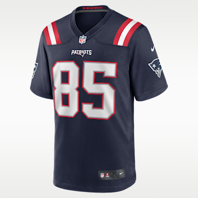 New England Patriots Hunter Henry Game Jersey - College Navy