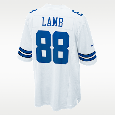 Dallas Cowboys CeeDee Lamb Game Jersey - White