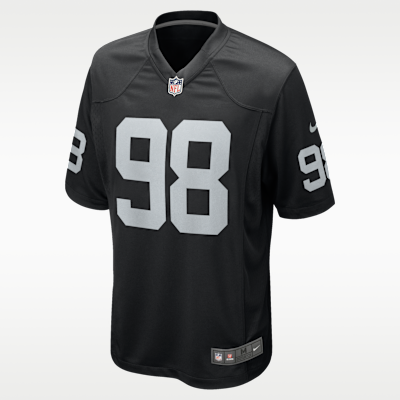 Las Vegas Raiders Maxx Crosby Game Jersey - Black