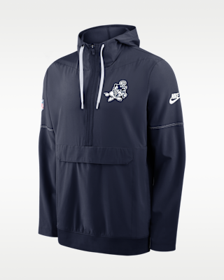 Dallas Cowboys Alt Anorak Men's 1/2-Zip Hooded Jacket