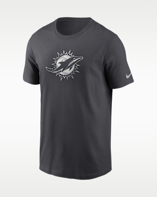 Miami Dolphins Fractal Logo Men's T-Shirt