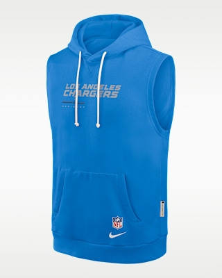 Los Angeles Chargers Sideline Men's Sleeveless Pullover Hoodie