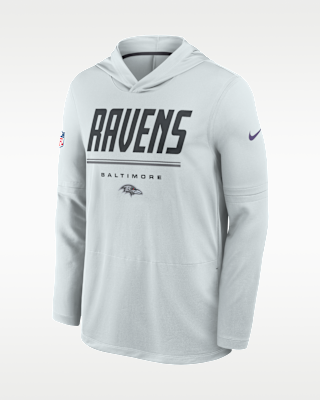 Baltimore Ravens Sideline Men's Long-Sleeve Hooded Top