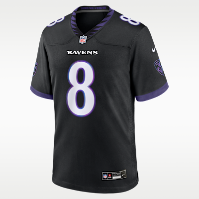 Baltimore Ravens Lamar Jackson Game Jersey - Black