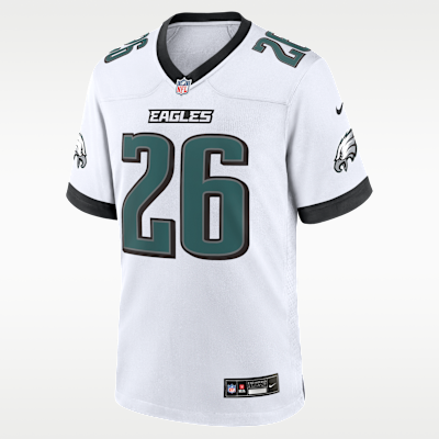 Philadelphia Eagles Saquon Barkley Game Jersey - White