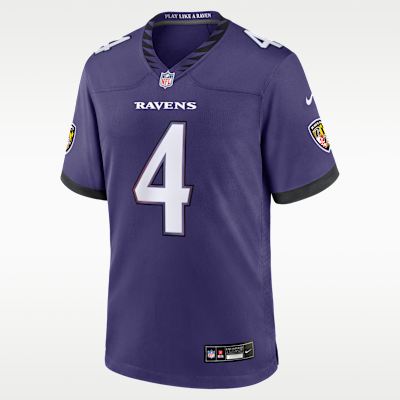 Baltimore Ravens Zay Flowers Game Jersey - Purple