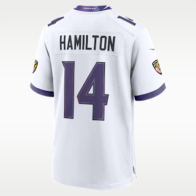 Baltimore Ravens Kyle Hamilton Game Jersey - White