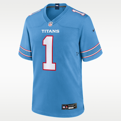 Tennessee Titans Game Jersey - Light Blue
