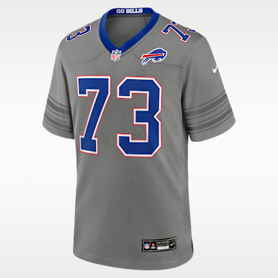 Buffalo Bills Dion Dawkins Game Jersey - Grey