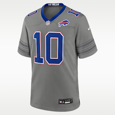 Buffalo Bills Khalil Shakir Game Jersey - Grey