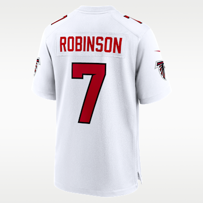 Atlanta Falcons Bijan Robinson Game Jersey - White