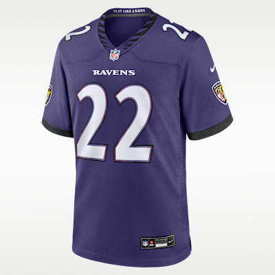 Baltimore Ravens Derrick Henry Game Jersey - Purple