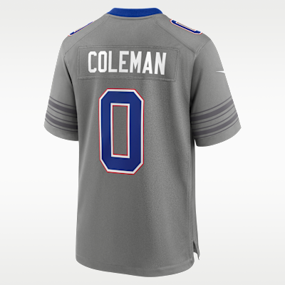 Buffalo Bills Keon Coleman Game Jersey - Grey