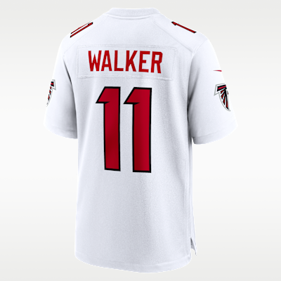 Atlanta Falcons Jalon Walker Game Jersey - White
