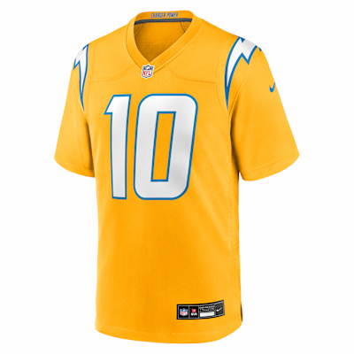 Los Angeles Chargers Justin Herbert Game Jersey - Gold