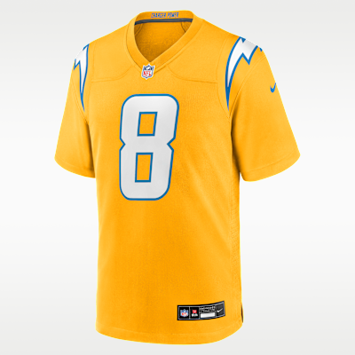 Los Angeles Chargers Omarion Hampton Game Jersey - Gold