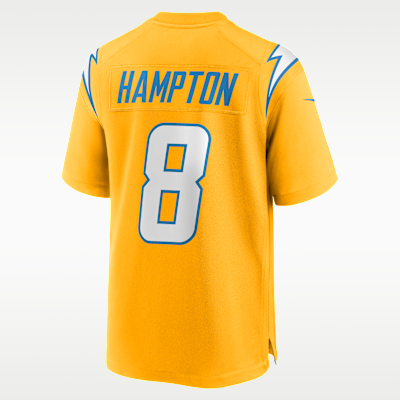 Los Angeles Chargers Omarion Hampton Game Jersey - Gold