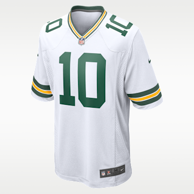 Green Bay Packers Jordan Love Game Jersey - White