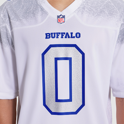 Buffalo Bills Keon Coleman Rivalries Game Jersey - White