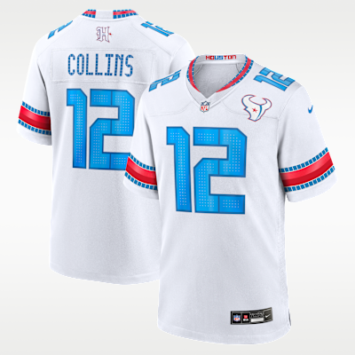 Houston Texans Nico Collins Rivalries Game Jersey - White