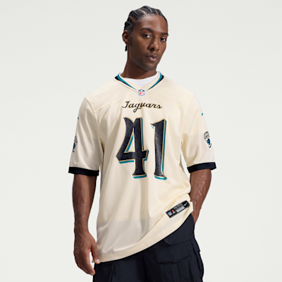 Jacksonville Jaguars Josh Hines-Allen Rivalries Game Jersey - Natural