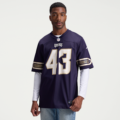 Minnesota Vikings Andrew Van Ginkel Rivalries Game Jersey - Purple