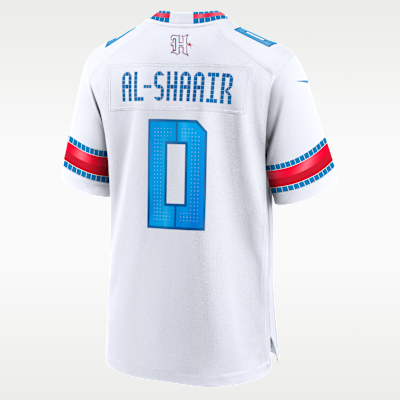 Houston Texans Azeez Al-Shaair Rivalries Game Jersey - White