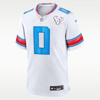 Houston Texans Azeez Al-Shaair Rivalries Game Jersey - White