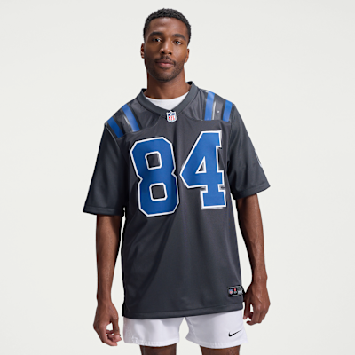 Indianapolis Colts Tyler Warren Rivalries Game Jersey - Anthracite