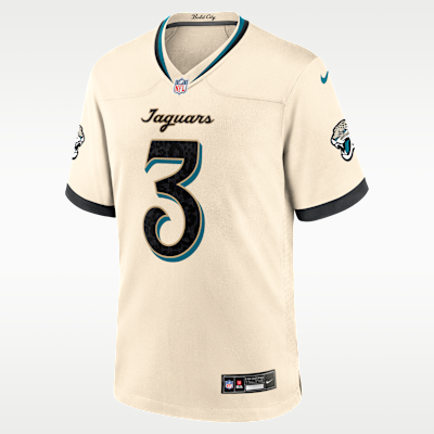Jacksonville Jaguars Jakobi Meyers Rivalries Game Jersey - Natural
