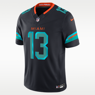 Miami Dolphins Rivalries Stitched Limited Jersey - Navy